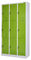 বাণিজ্যিক কাপড় 9 ডোর লকার, স্মুথ সারফেস বাচ্চাদের ধাতব লকার আধুনিক ডিজাইন