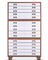 কাস্টমাইজড ইস্পাত অফিস আসবাবের এ 4 পেপার অঙ্কন ক্যাবিনেট ম্যাপ ফাইল মন্ত্রিসভা