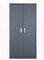 W900 * D450 * H1850 মিমি 2-দরজা পোশাক ইস্পাত ক্যাবিনেট অফিস আসবাবের ধাতু স্টোরেজ লকার
